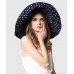 's Wide Huge Brim Foldable Sun Hats Cotton Summer AntiUV Beach Visor Caps   eb-23157698